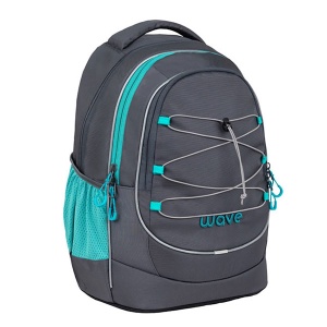 Školski ranac Belmil 338-90 Grey lagoon 27x17x40cm plava siva