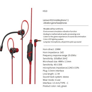 Slušalice za gejming HS-10 Surround 7.1 Lenovo PTM7C02292 - Img 2
