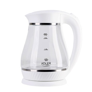 Stakleni ketler 1,7 l beli Adler AD1274W - Img 2
