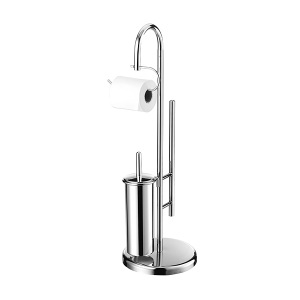 Stalak za Toalet papir sa WC četkom Hrom AWD 02070360