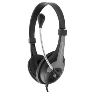 Stereo slušalice s mikrofonom ESPERANZA CHARM BLACK / GREY EH158K