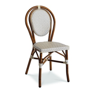 Stolica Paris 7 bela tamni bambus 222055