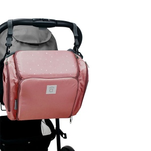 Stolica za hranjenje i torba Asalvo Go anywhere booster Sushi Pink 20758 - Img 3