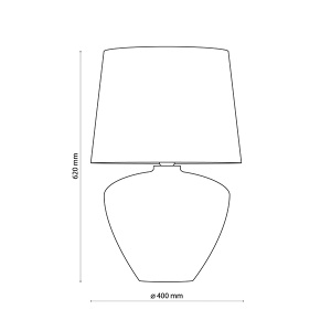 Stona lampa Fiord 1xE27 TK Lighting 5248 - Img 2