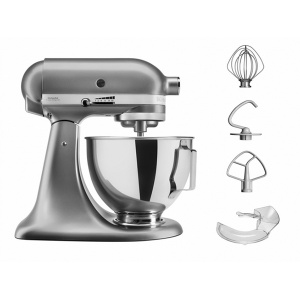 Stoni mikser 275W 4.3L Metalik siva KitchenAid Artisan KA5KSM95PSEMC - Img 3