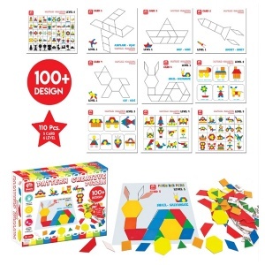 Tangram oblici slagalica 110 delova Akar Jagu 392249