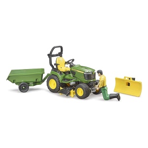 Traktor JD sa prednjim čistačem i prikolicom 621049 - Img 4