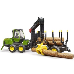Traktor sa utovarivačem i 4 stabla 1:16 1210E John Deere 021337 - Img 2