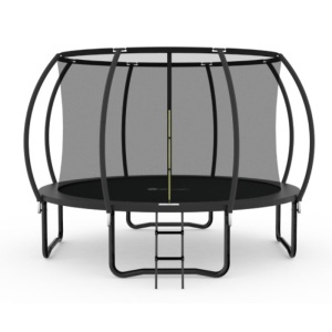 Trambolina Trampolina Premium Stil Crna 305cm sa merdevinama i unutrašnjom sigurnosnom mrežom