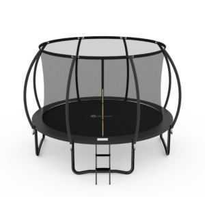 Trambolina Trampolina Premium Stil Crna 305cm sa merdevinama i unutrašnjom sigurnosnom mrežom - Img 4
