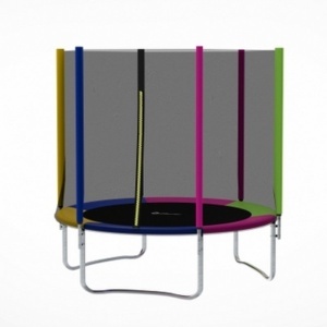 Trambolina Trampolina Premium Stil Multicolor183cm sa unutrašnjom sigurnosnom mrežom - Img 4
