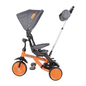 Tricikl Lucky Crew Black n Orange Lorelli 10050610023 - Img 4