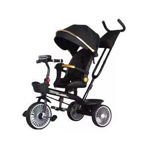 Tricikl sa tendom crni Lux 029100C