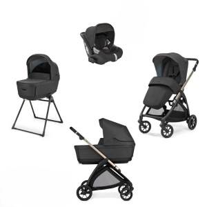 Trio sistem Electa Darwin 25 Upper Crna Inglesina A092524