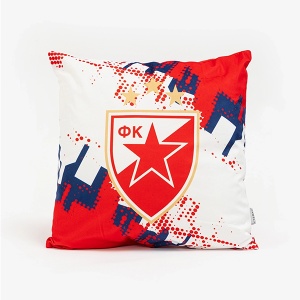 Ukrasni jastuk Crvena Zvezda 45x45cm crvena bela plava