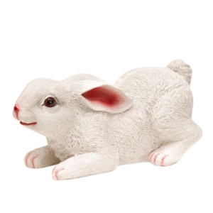 Uskršnja dekoracija beli keramički zec 32cm 024291