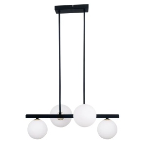Viseća Lampa Crno Zlatna 4x28W G9 Kama 15038