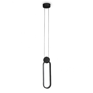 Visilica Vesta 469 15W 3000K Crna 201385