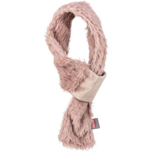 Xmas šal pliš L 90cm roze