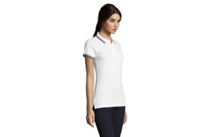 Ženska polo majica sa kratkim rukavima bela/teget Pasadena Women XXL 300.578.00.XXL - Img 2