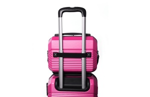 Ženski neseser kofer Enova Capri ABS 30x22x16cm roze - Img 5