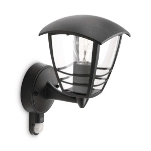 Zidna Lampa Creek crna Philips 15388/30/16