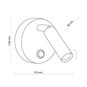 Zidna lampa Enzo 1xG9 TK Lighting 1372 - Img 4