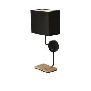 Zidna Lampa sa Prekidačem Crna 1x40W E14 Keto 15148