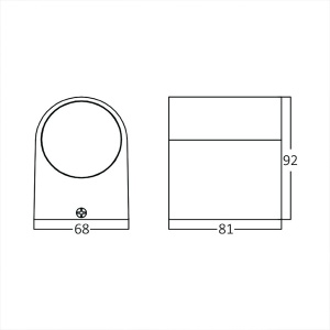 Zidna lampa spoljna 1xGU10 Braytron BG32-00200 - Img 3