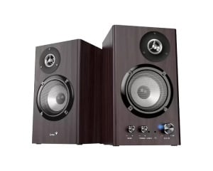 Zvučnici Genius SP-HF1812BT tamnosmeđi drveni 2.0 Bluetooth