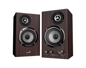 Zvučnici Genius SP-HF1812BT tamnosmeđi drveni 2.0 Bluetooth - Img 5