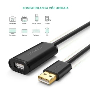 Aktivni USB produžni kabel 5m Velteh pro US121 - Img 2