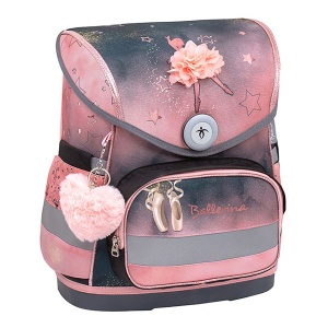 Anatomski ranac za školu Belmil Compact 405-41 Ballerina black pink 30,5x19x37cm