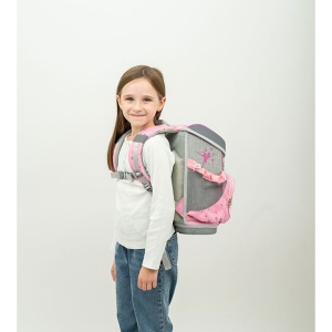 Anatomski ranac za školu Belmil Mini-fit 405-33 Ballet Light Pink 28x17x36cm - Img 5