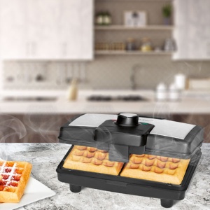 Aparat za belgijske vafle 800 W inox Clatronic WA3606 - Img 2