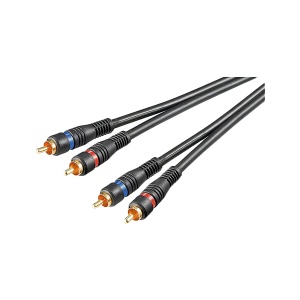 Audio Kabl 3.5mm (muški) na 2x činč (muški), 5m, HAMA 30456