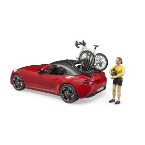 Auto Roadster sa biciklistom Bruder 034856 - Img 2