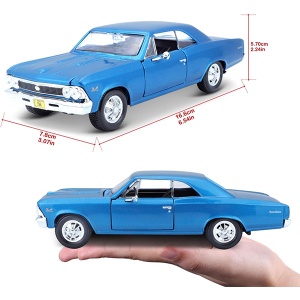 Auto Ševrolet Chevelle SS396 metalni 1:24 Specijal Maisto 49265 - Img 3