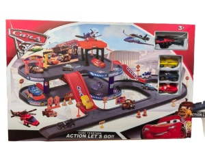 Auto staza sa 3 auta i helihopterom Cars CO310150