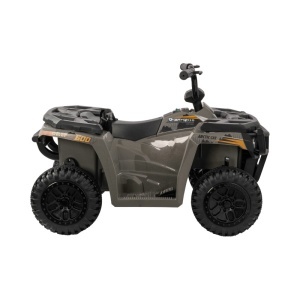 Automobil na akumulator Artic Cat Dečiji ATV Kvad Sivi sa daljinskim 244 - Img 3