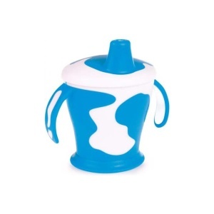 Baby Non Spil Šolja sa Ručkama Cow 250ml Canpol Babies 31/404_blu