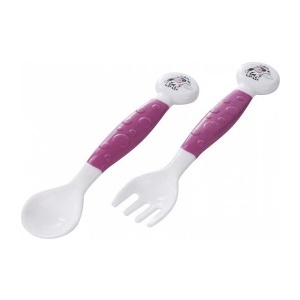 Baby Set Kašika i Viljuška Canpol Babies 56/580-pink