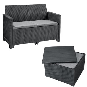 Baštenska garnitura Elodie 2 seater grafit Keter CU 253948 - Img 2