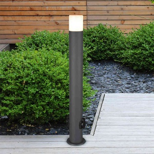 Baštenska lampa stub Hoosic utičnica 1xE27 12x80cm Trio Lighting 424067142 - Img 2