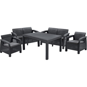 Baštenski set Bahama Fiesta grafit Keter CU 233614