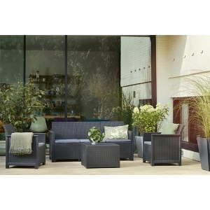 Baštenski set Elodie 3 Seater sa box stolom grafit CU 246145 - Img 3