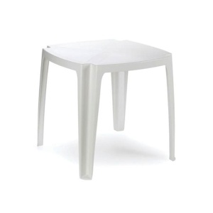 Baštenski sto plastični beli 75x75x72cm Ipae ProGarden Tavolo 029091-909557