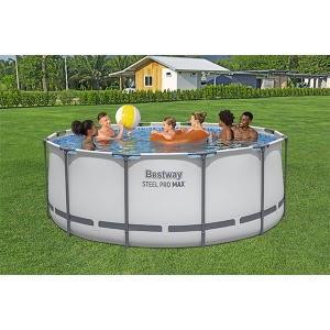 Bazen za dvorište BESTWAY Pro Max sa čeličnim ramom 366x122cm 56420E - Img 2