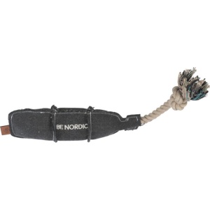 Be nordic flaša na kanapu pliš/teksas 32 cm