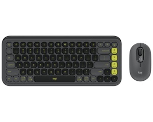 Bežični set tastatura i miš Logitech POP Icon Combo grafitni US